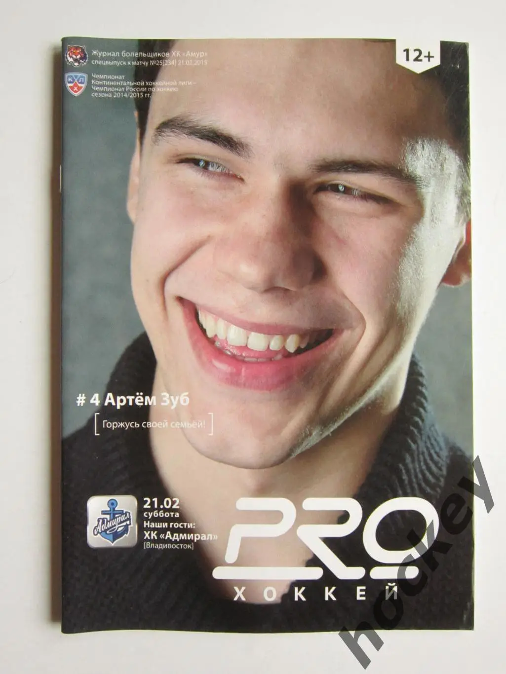 Амур Хабаровск - Адмирал Владивосток 21.02.2015. Постер Артем Зуб