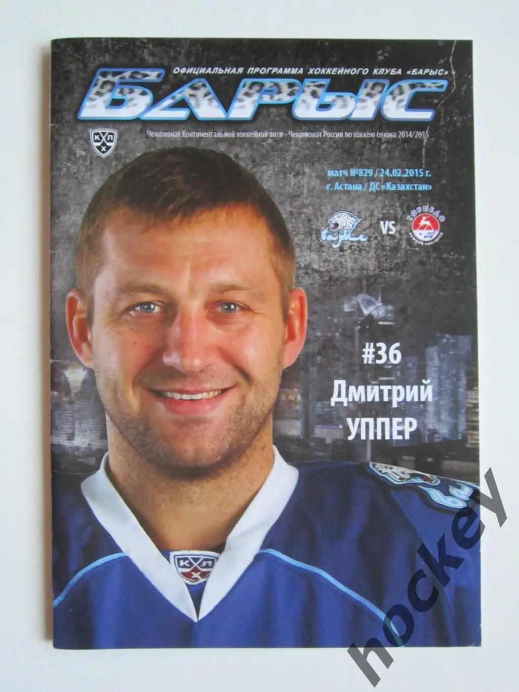 Барыс Астана - Торпедо Нижний Новгород 24.02.2015. Постер Дмитрий Уппер