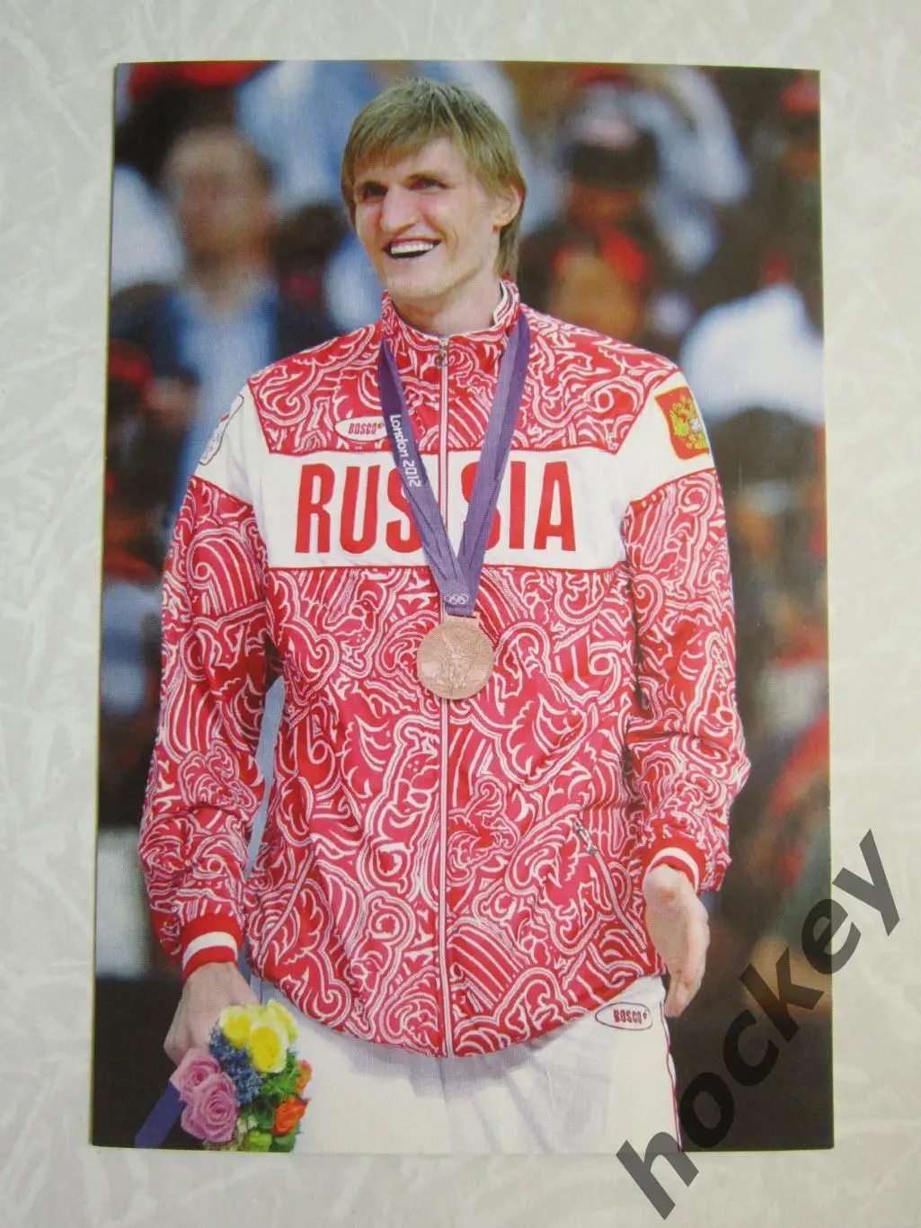 Андрей Кириленко. Президент Российской Федерации Баскетбола. Открытка, 2 стороны