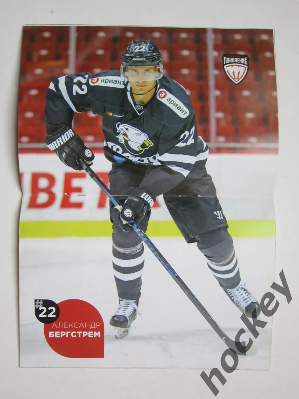 Трактор Челябинск - Слован Братислава 4.09.2018. Постер Александр Бергстрем 1