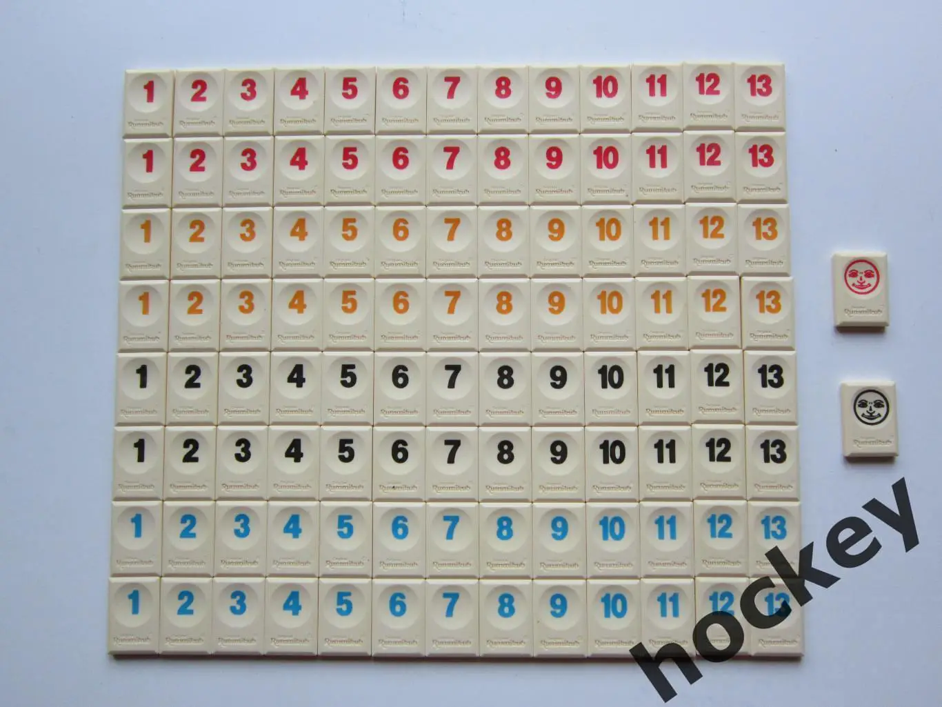 Руммикуб. Фишки по отдельности 1