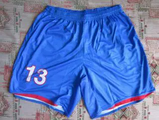 Футбольная форма (шорты с номером). Цвет синий