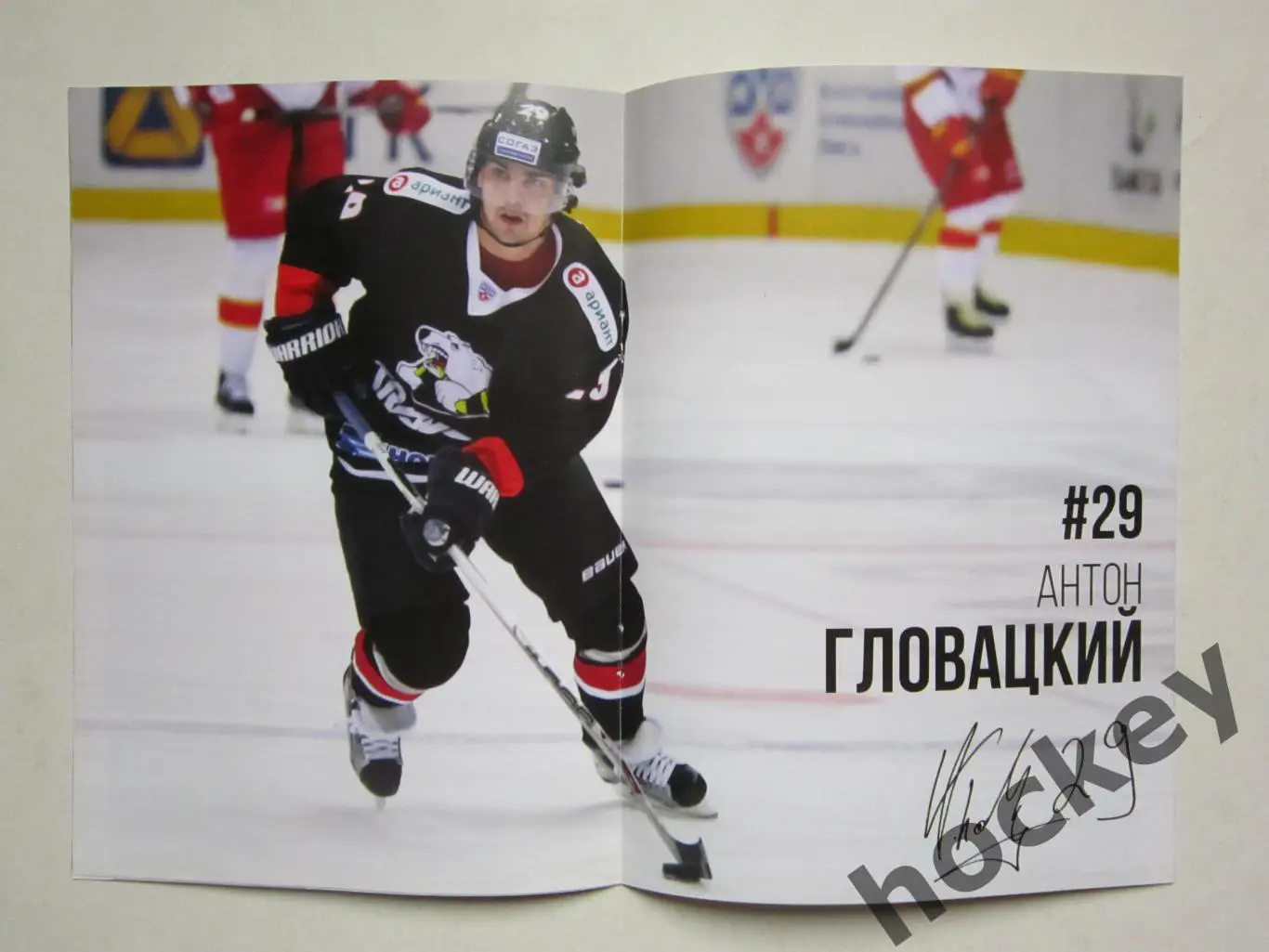 Трактор Челябинск - Динамо Рига 9.10.2015. Постер Антон Гловацкий 1