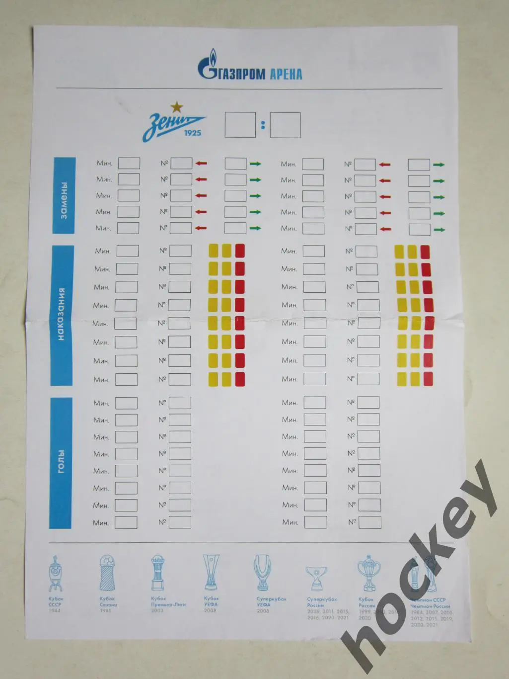 Зенит Санкт-Петербург - Спартак Москва 24.10.2021. Стартовый лист 1