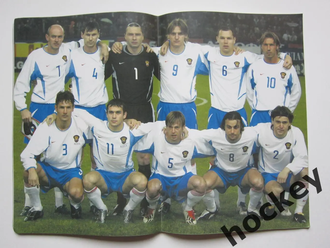 Россия - Уэльс 15.11.2003. Постер сборная России 1