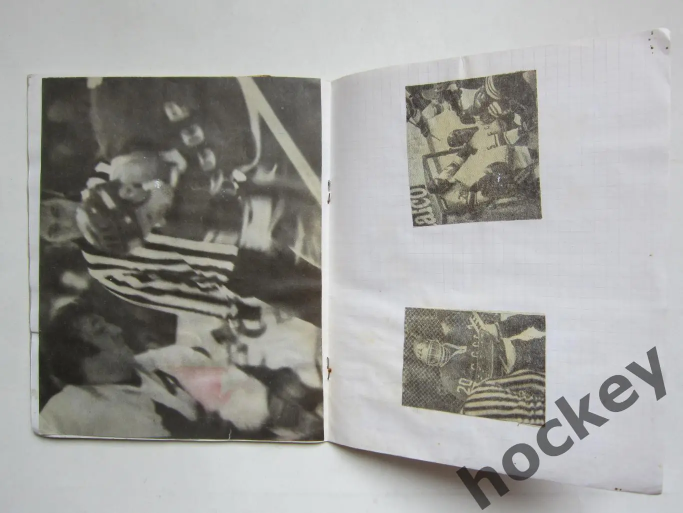 Хоккей. Фото. Тетрадь с вырезками из газет. Статистика, фото 7