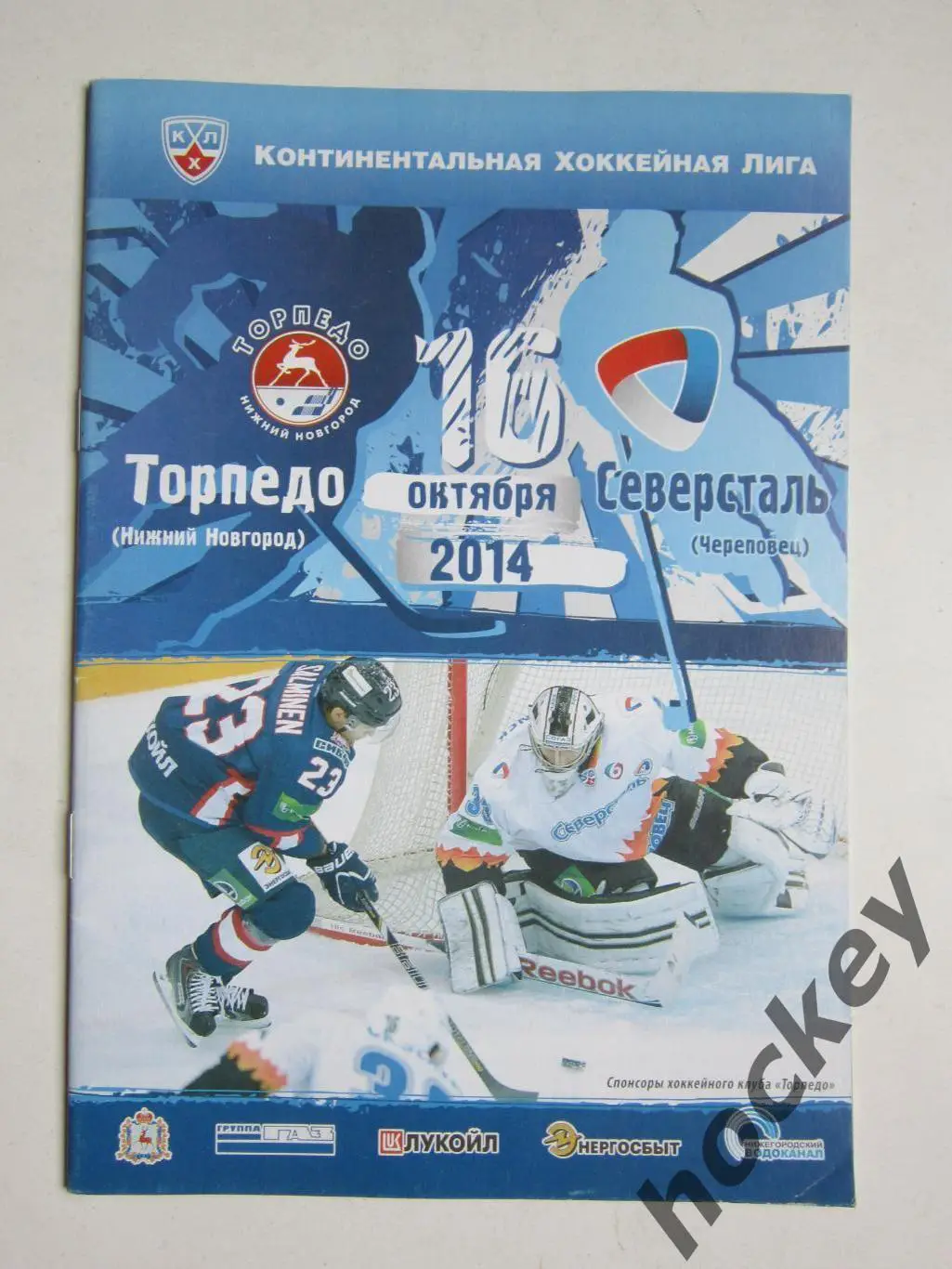 Торпедо Нижний Новгород-Северсталь Череповец 16.10.2014. Постер Михаил Григорьев