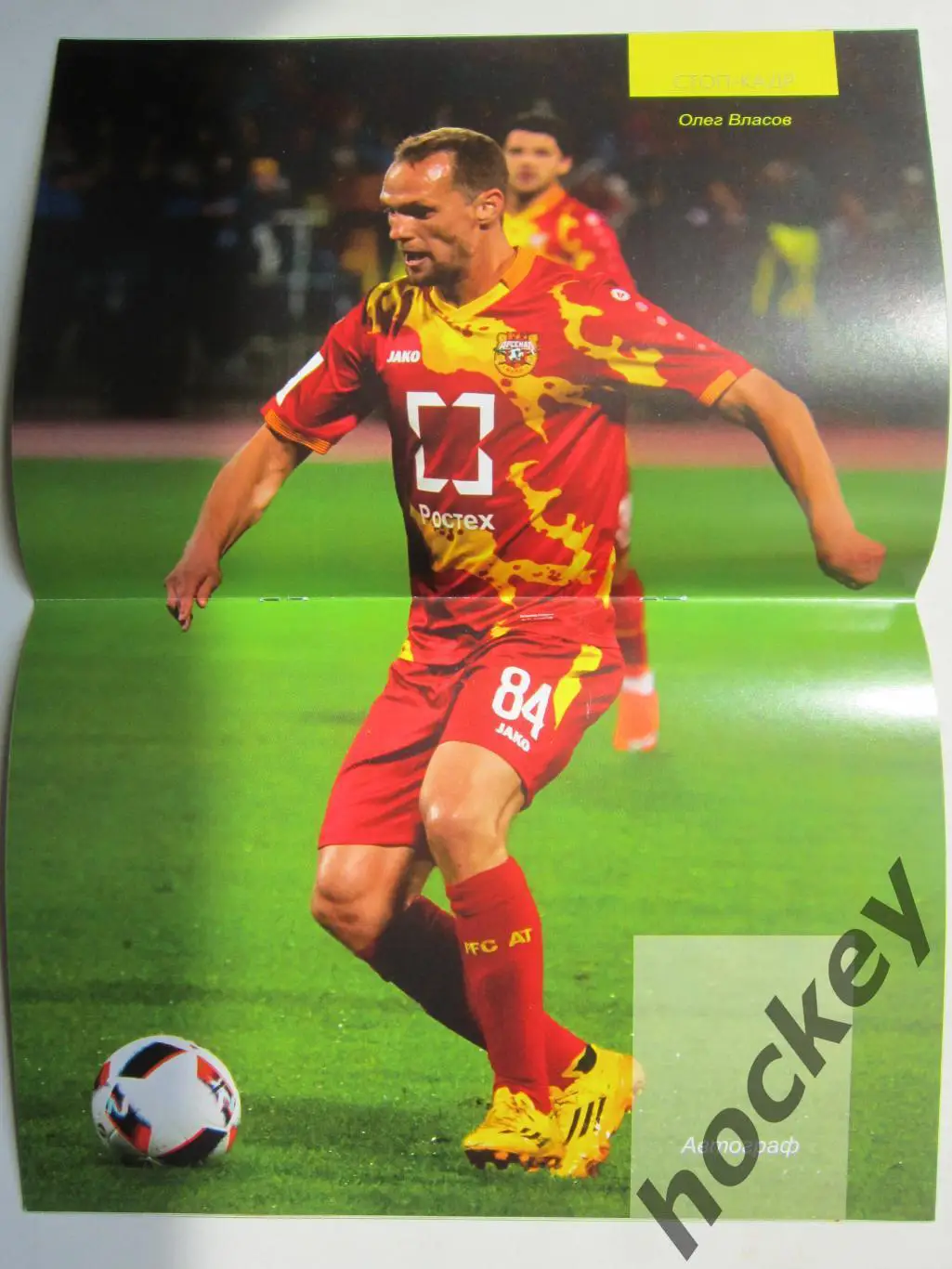 Арсенал Тула - Терек Грозный 25.09.2016. Постер Олег Власов 1