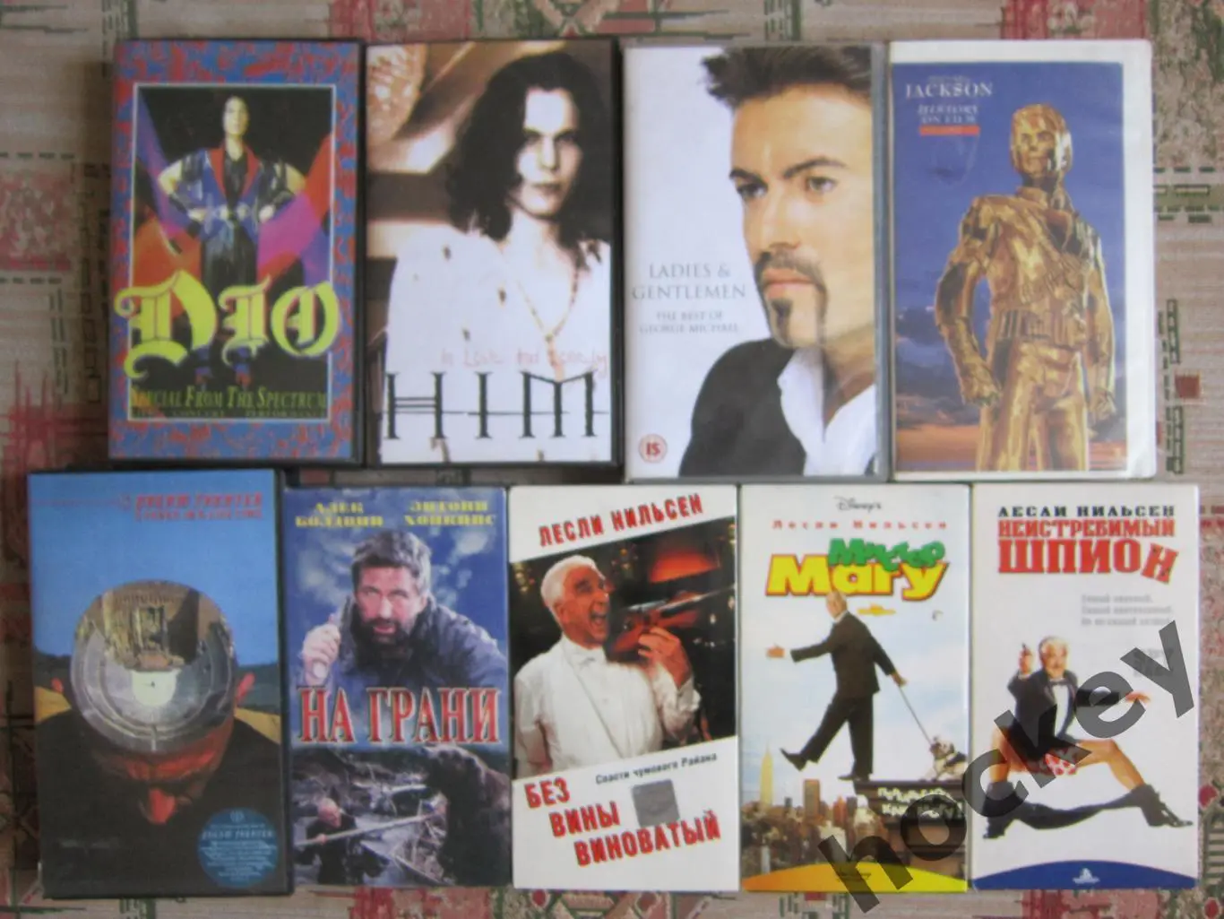 Видеокассеты с записью. От 100 р за кассету.