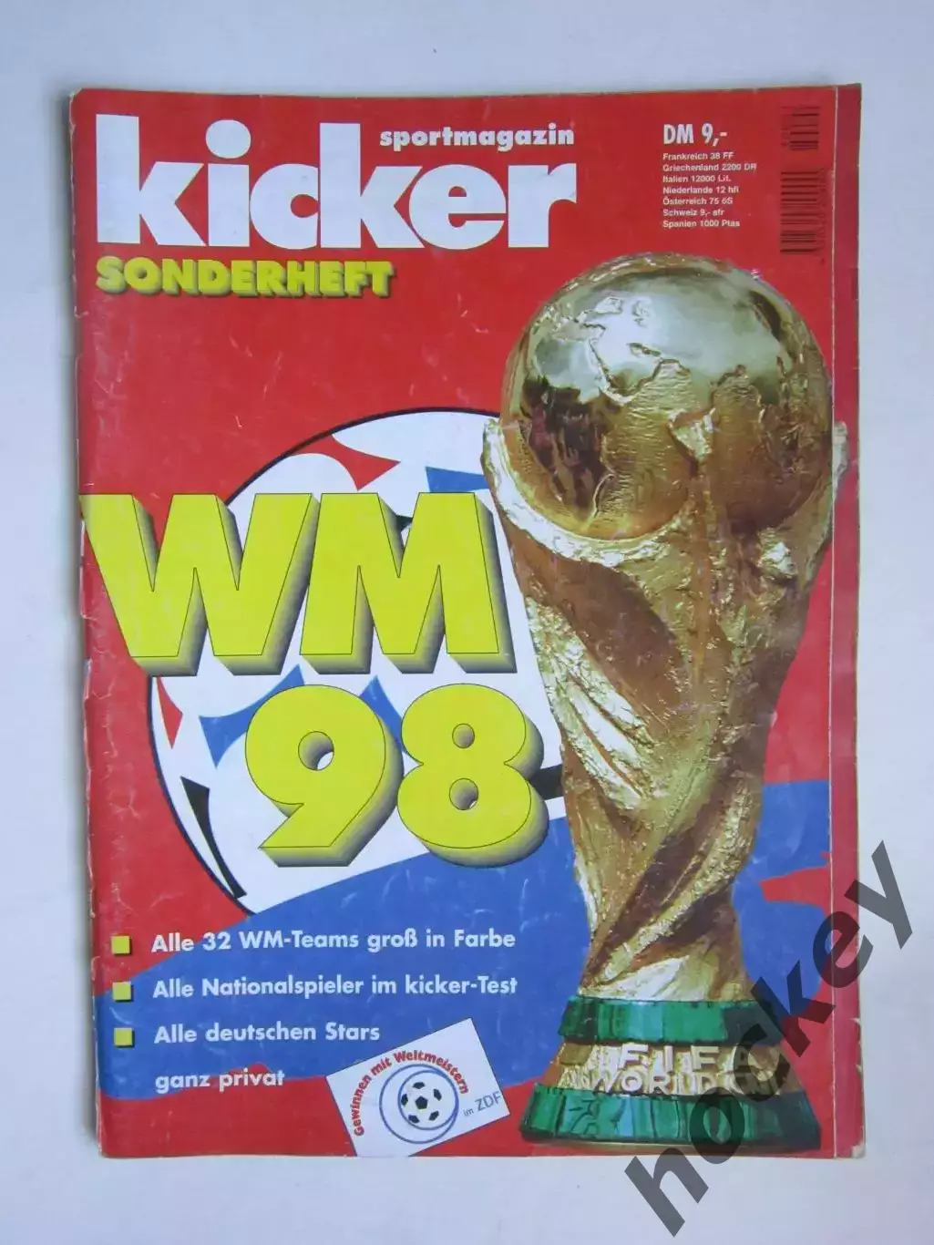 Журнал Kicker. Чемпионат мира - 1998