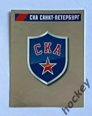 Наклейка PANINI. Серия КХЛ 2020-2021. Эмблема. СКА (Санкт-Петербург). № 9