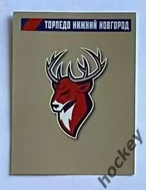 Наклейка PANINI. Серия КХЛ 2020-2021. Эмблема. Торпедо (Нижний Новгород). № 21