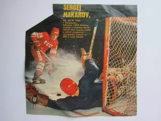 Вырезка. Хоккей. Фото 6. Сергей Макаров (сборная СССР)