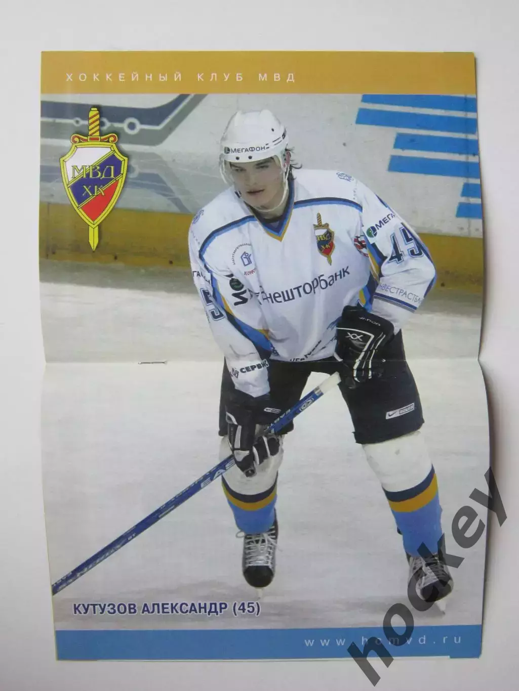 ХК МВД Московская область - Химик Моск.область 25.01.2007. Постер А.Кутузов 1
