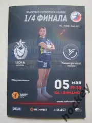 ЦСКА Москва - Университет Ижевск 5.05.2022. 1/4 финала.