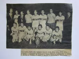 Вырезка. Футбол. Фото 231. Динамо (Киев). 1974 год