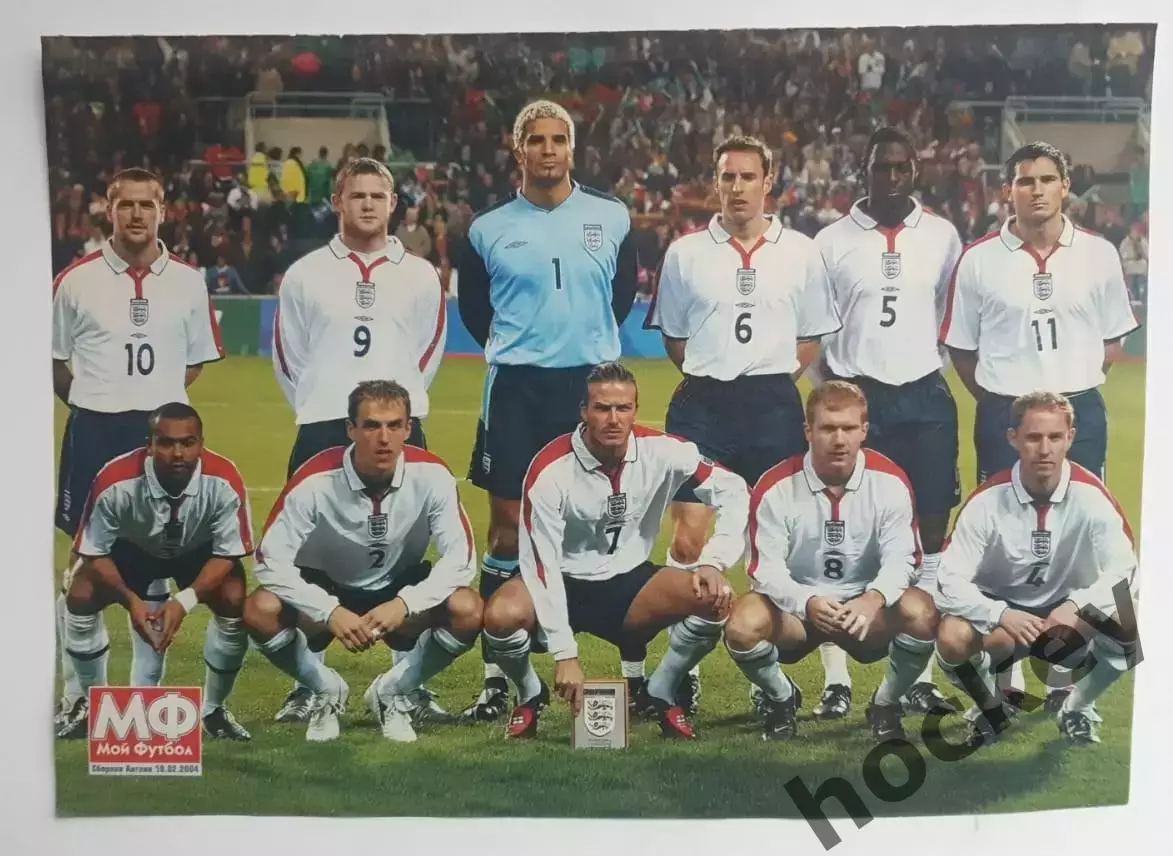 Сборная Англии (2004 год). Из журнала Мой футбол