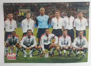 Сборная Англии (2004 год). Из журнала Мой футбол