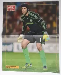 Петр Чех (Челси и сборная Чехии). Из газеты Советский спорт. Футбол