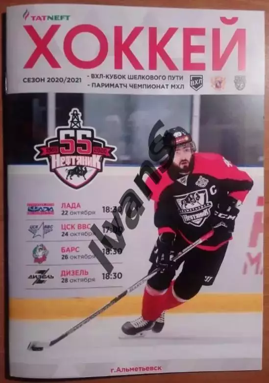 ВХЛ 2020/2021 г.г. Нефтяник (Альметьевск) — Лада/ЦСК ВВС/Барс/Дизель (Пенза).