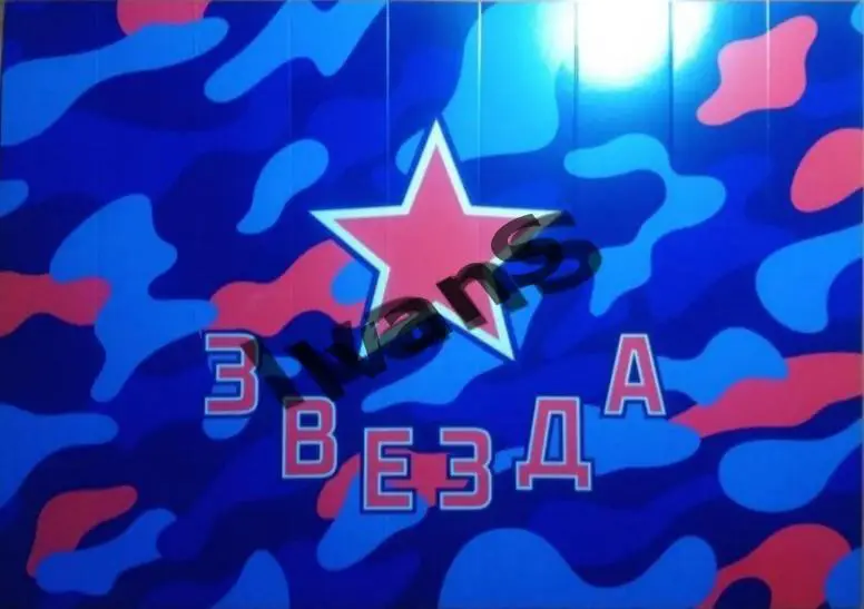 Веер-трещотка ХК «Звезда» (Москва) сезона 2021/2022 г.г.