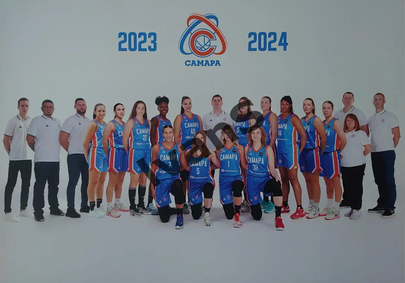 Карточка ЖБК «Самара» (Самара) сезона 2023/2024 г.г. Формат A4.