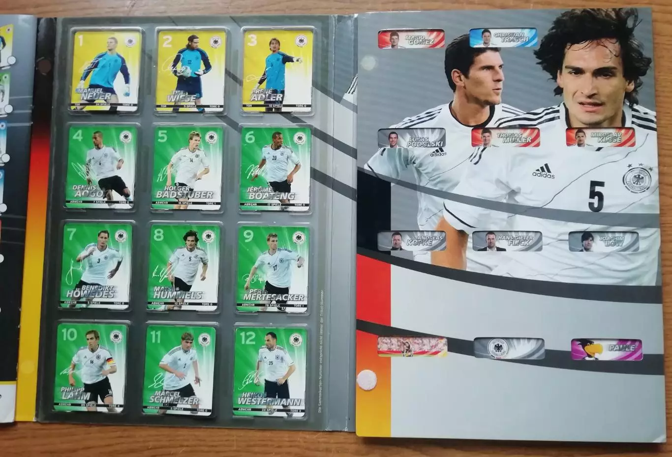 Чемпионат Европы по ФУТБОЛУ 2012, СБОРНАЯ ГЕРМАНИИ, альбом для карточек 7