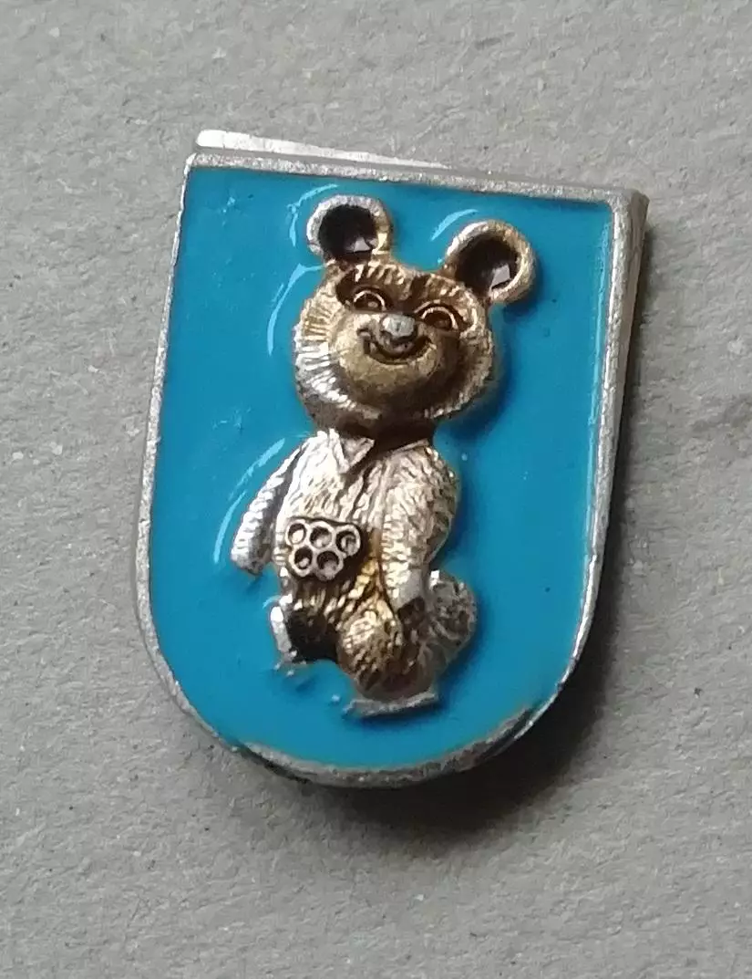 Знак: Олимпиада-80 Мишка