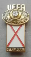 значок из серии чемпионат Европы 1984 по футболу юноши-сборная Северная Ирланди