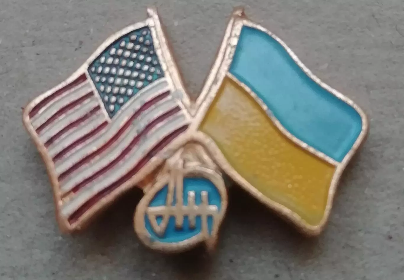 Знак:ДРУЖБА ФЛАГИ УКРАИНА США