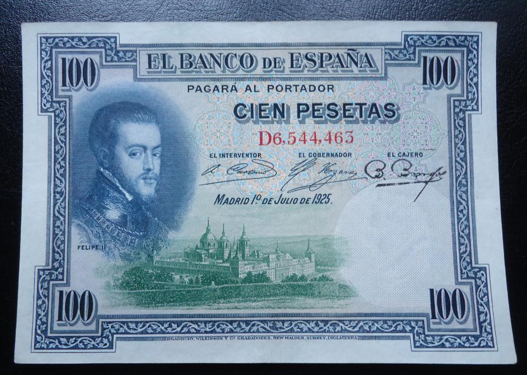 Испания 100 песет 1925