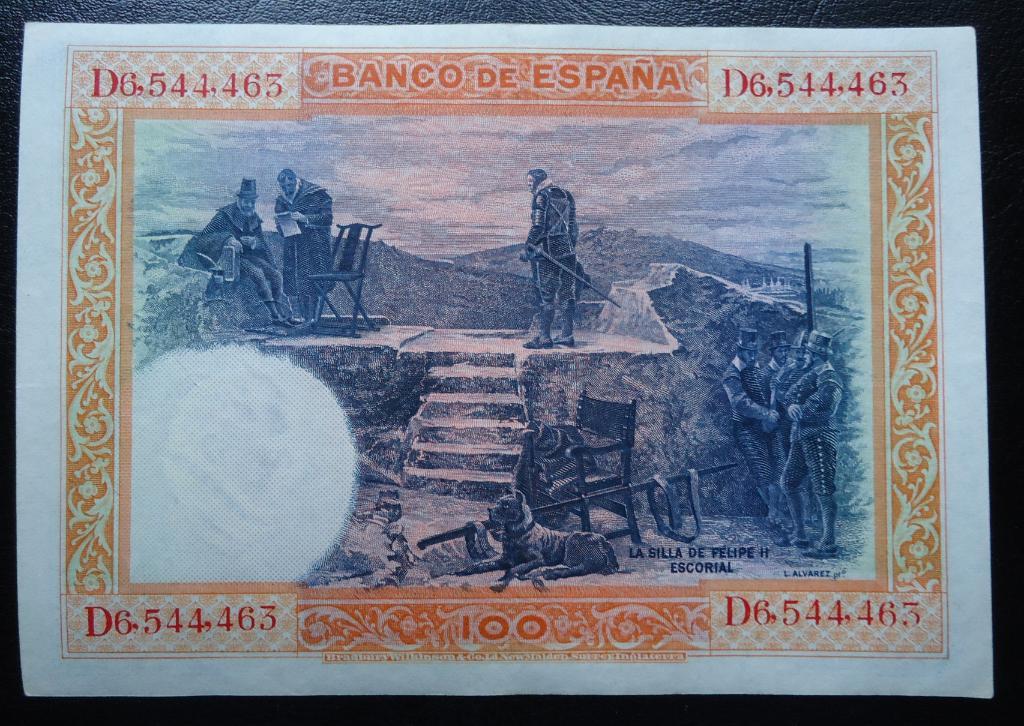 Испания 100 песет 1925 1
