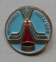 Знак: Чемпионат мира по хоккею 1986