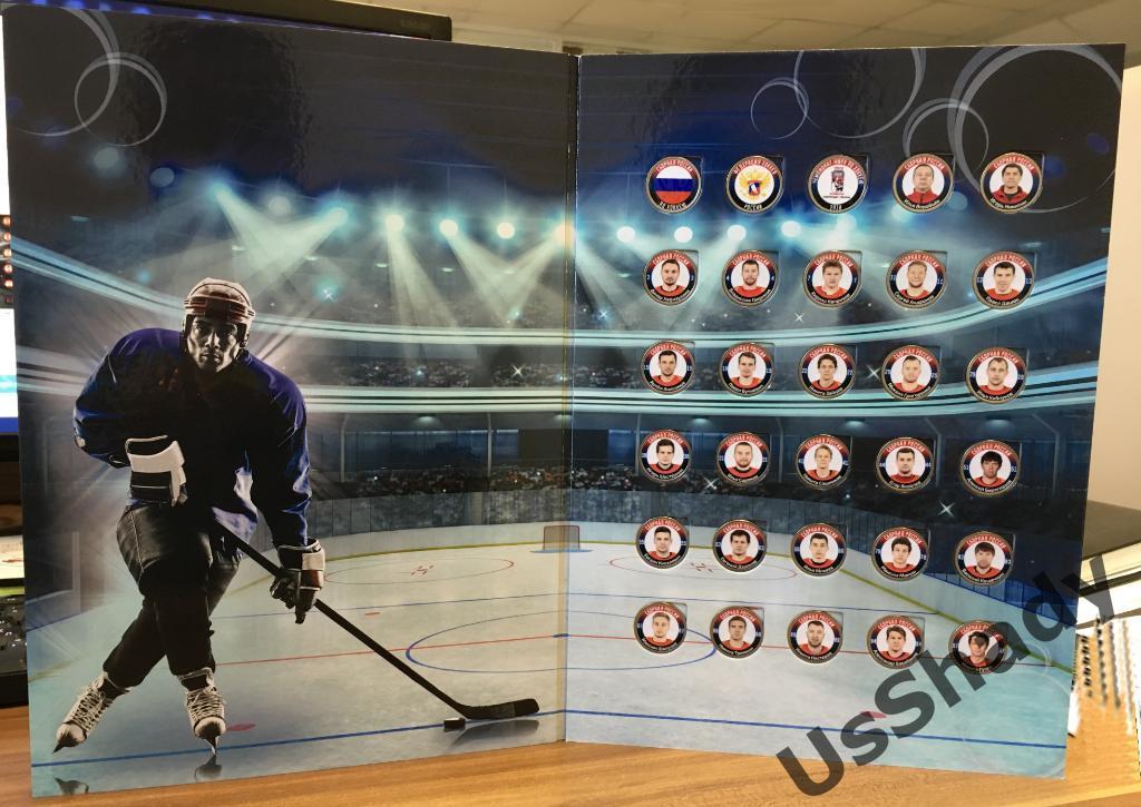 Подарочный набор монет Сборная России по хоккею, Чемпионат мира 2018 1