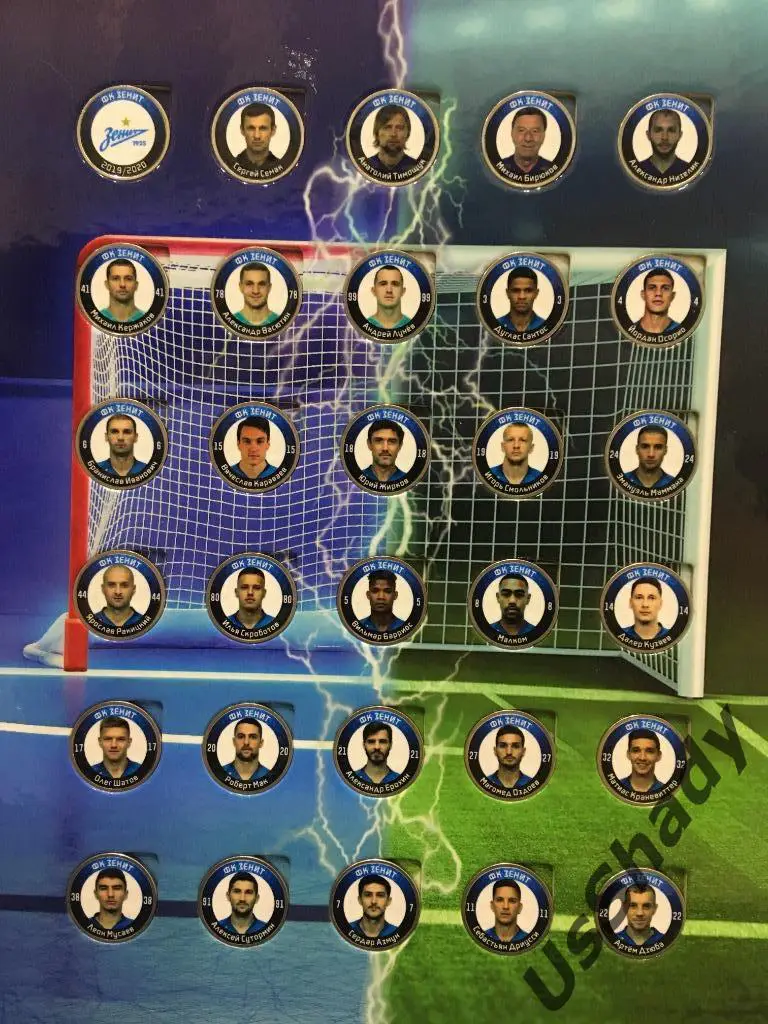 Подарочный набор монетФК Зенит сезон 2019/2020 1