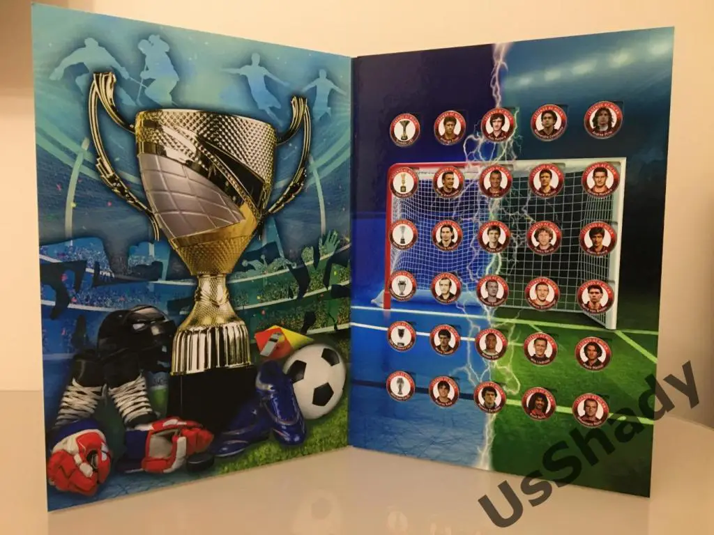 Памятный набор монет «Легенды ФК Милан». 2