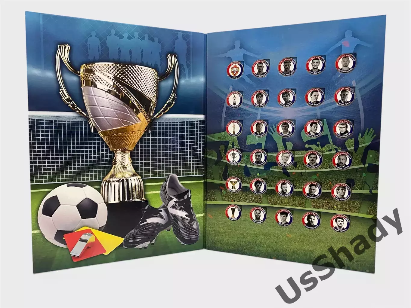 Подарочный набор монет «Легенды ПФК ЦСКА Москва». 2