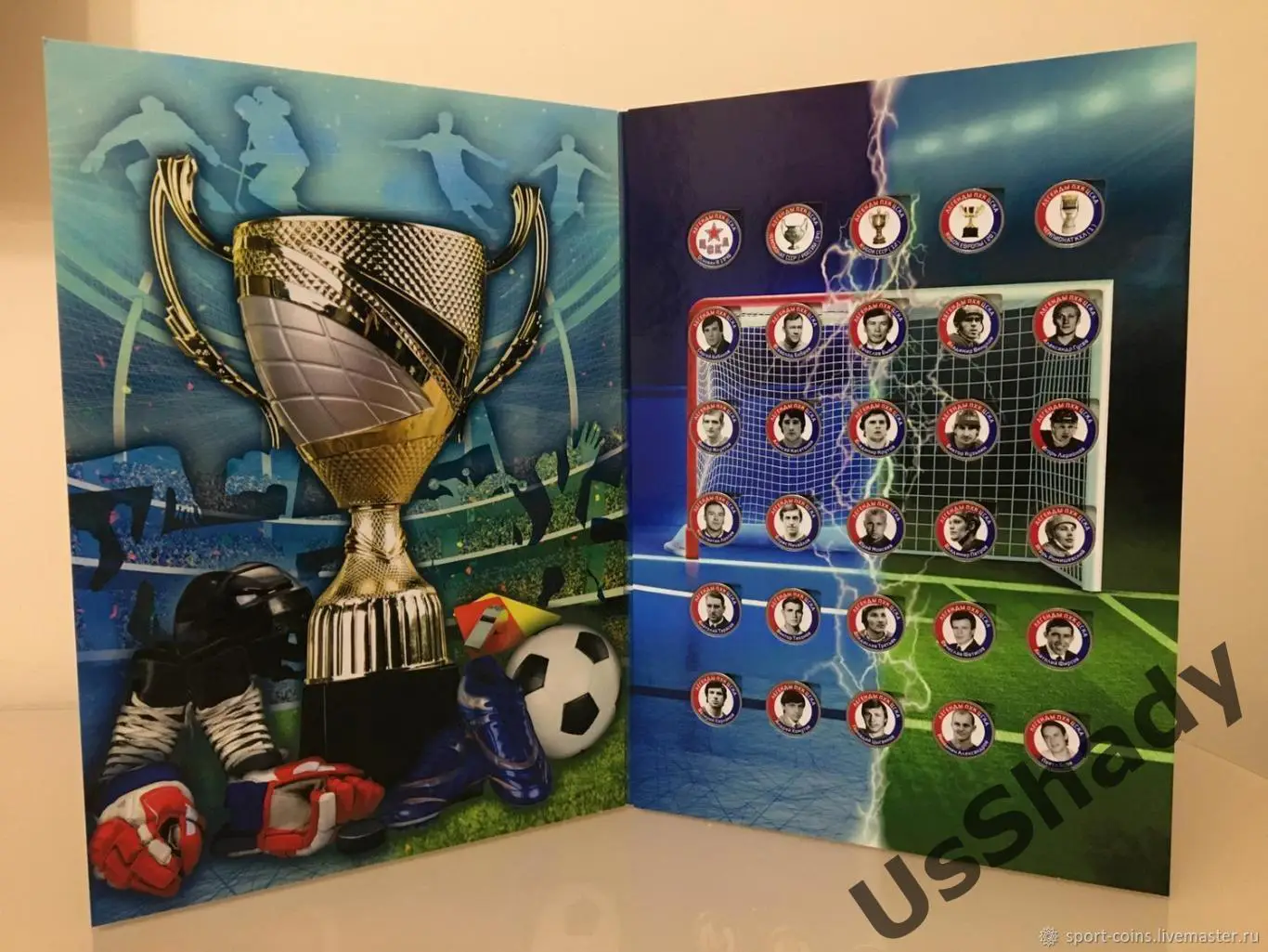 Памятный набор монет «Легенды ХК ЦСКА Москва» 2