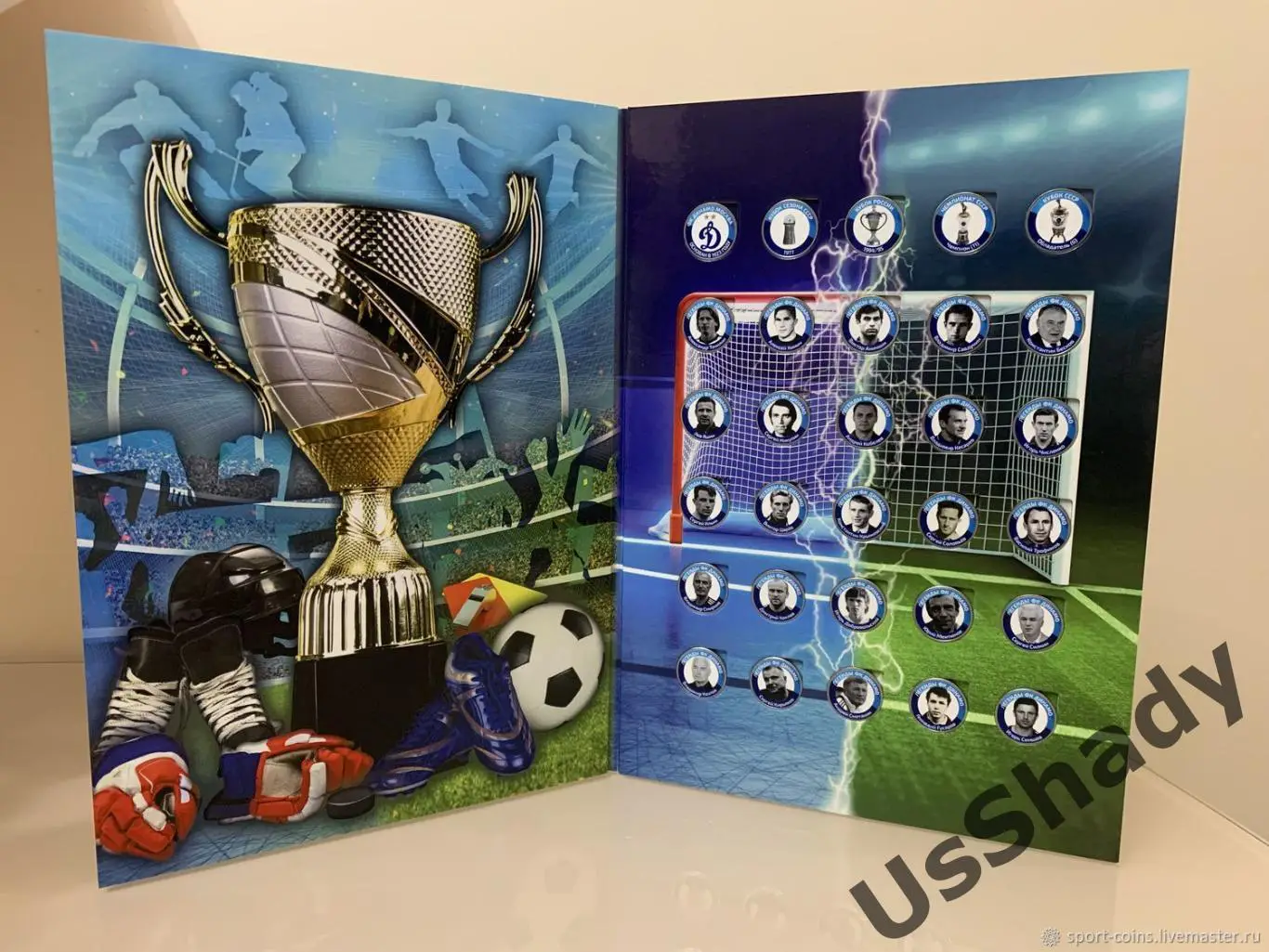 Памятный набор монет «Легенды ФК Динамо». 2