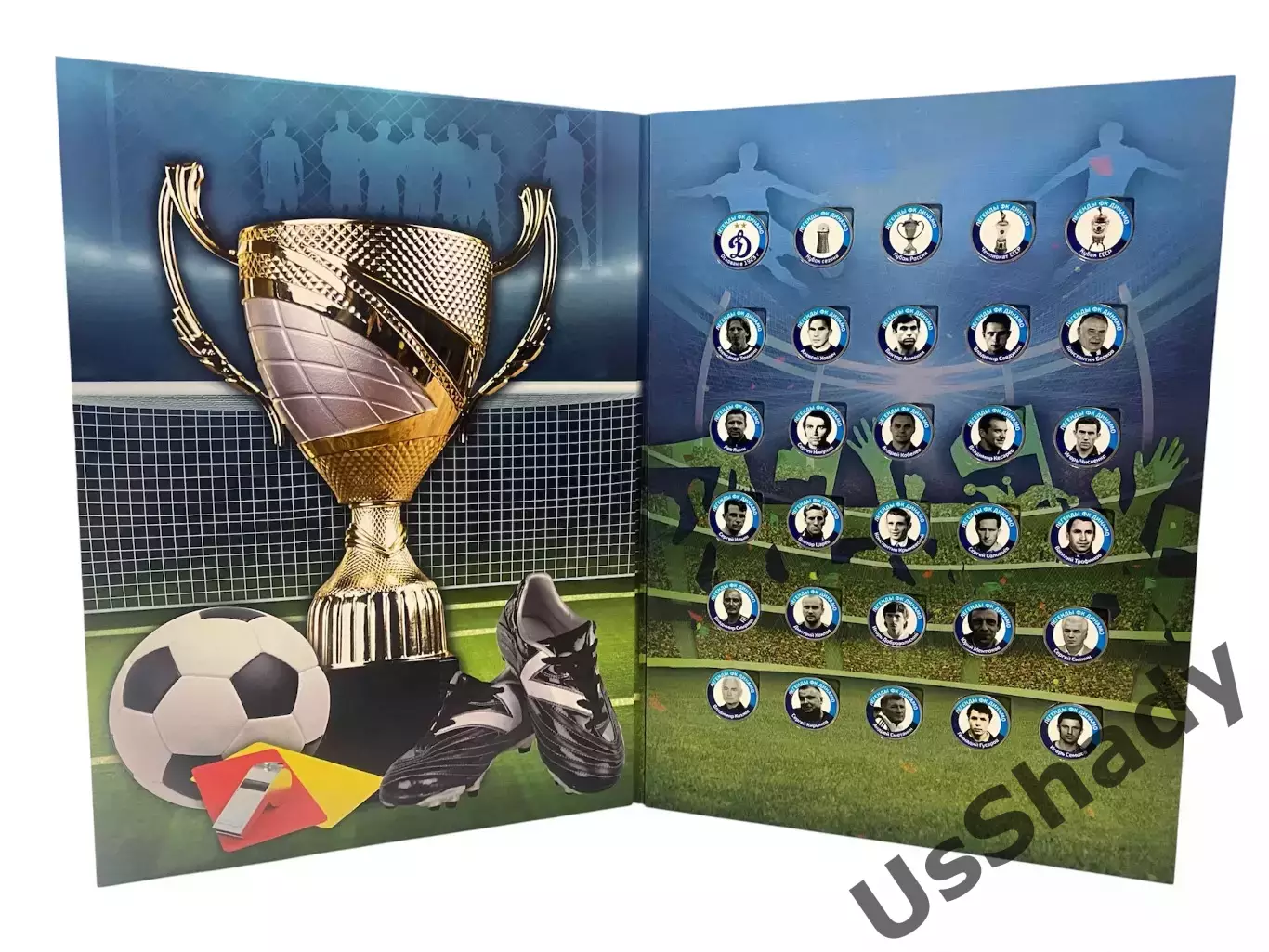 Памятный набор монет «Легенды ФК Динамо». 2