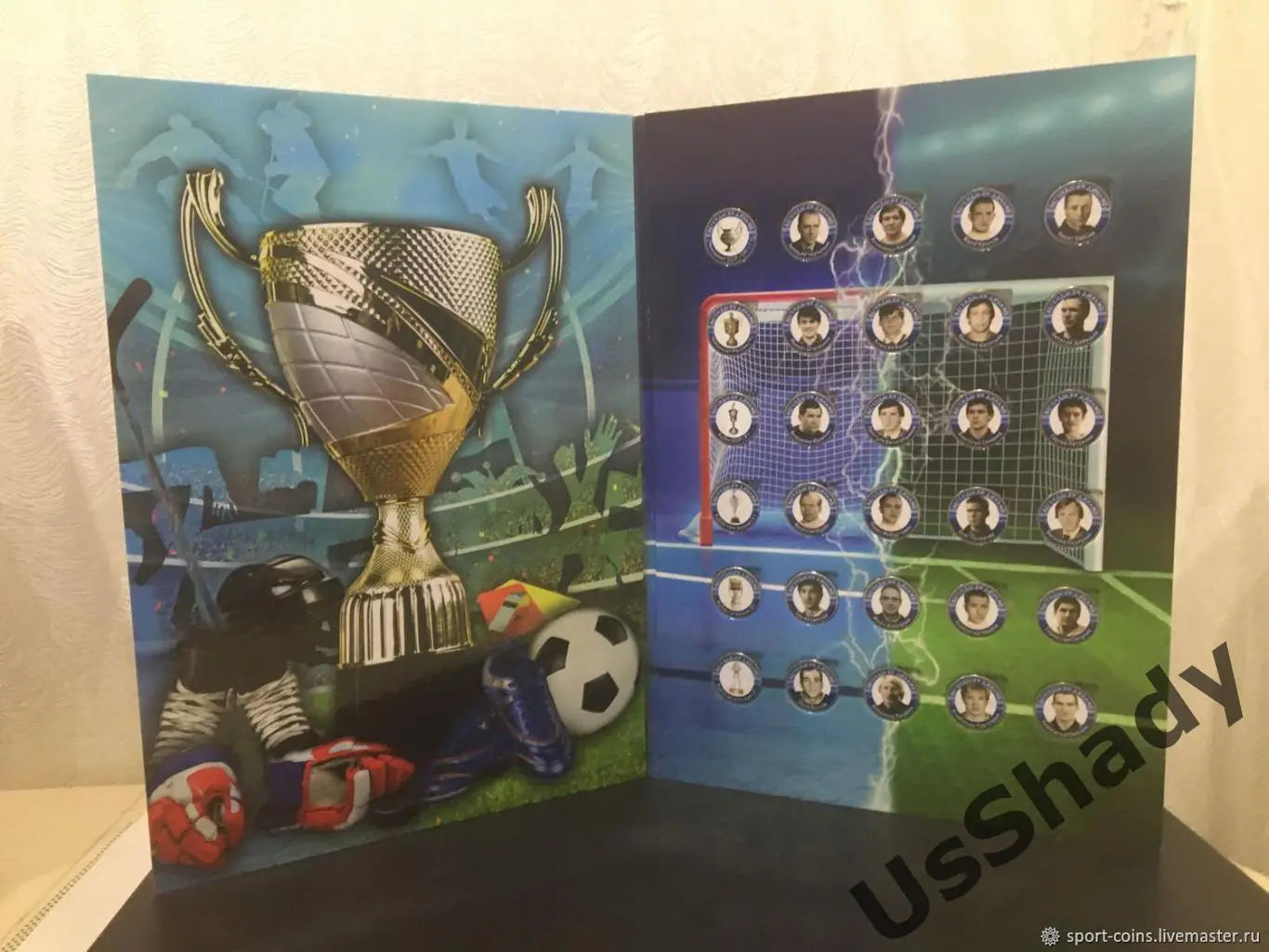 Памятный набор монет Легенды ХК Динамо Москва 2