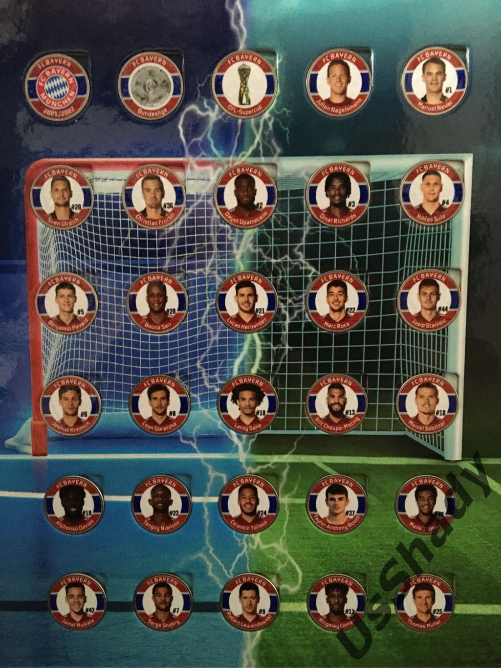 Памятный набор монет «ФК Бавария Мюнхен». Сезон 2021 / 2022. 1