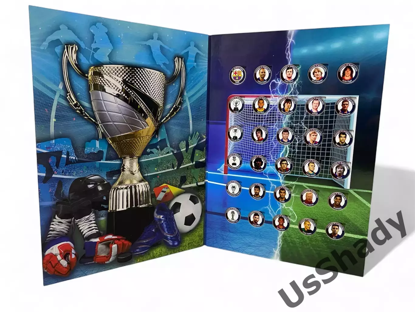 Памятный набор монет «Легенды ФК Барселона». 2