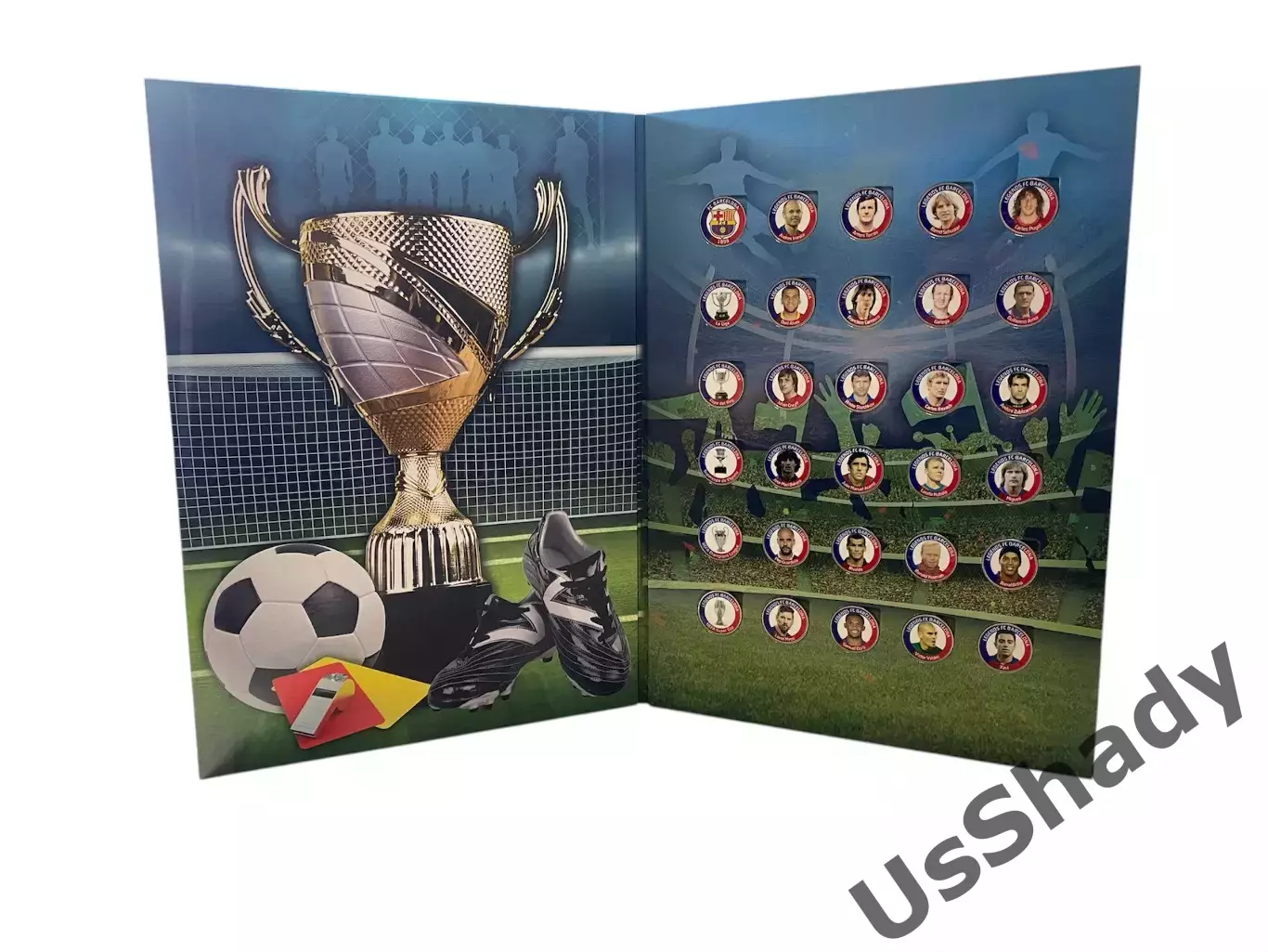 Памятный набор монет «Легенды ФК Барселона». 2