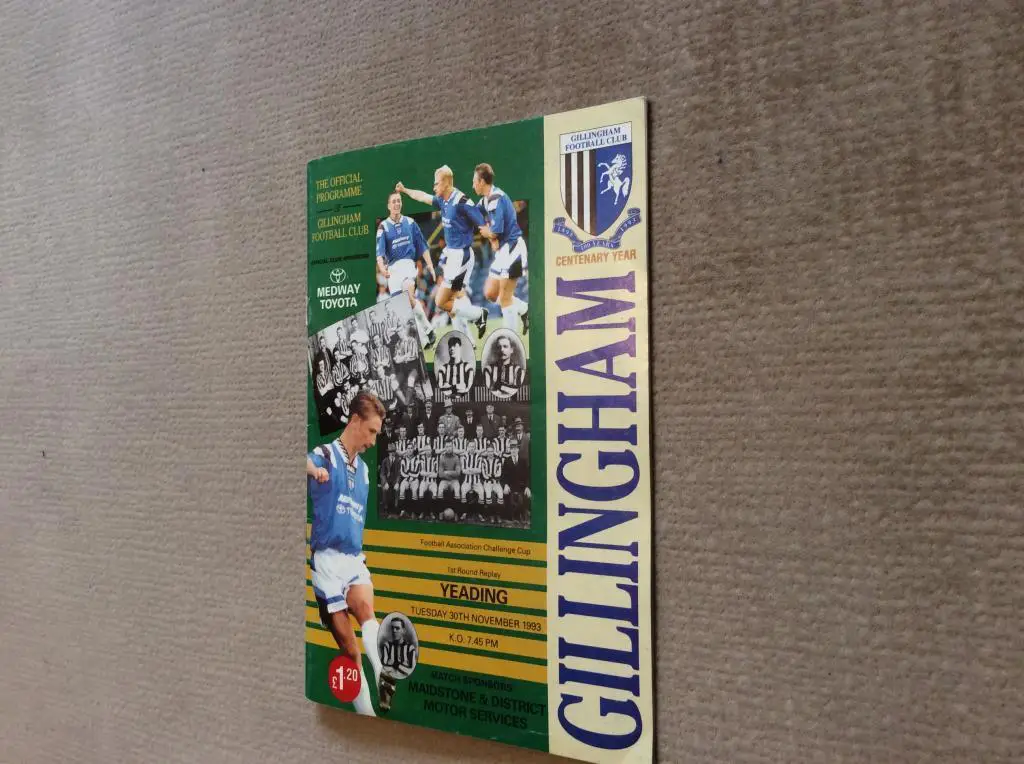 Джиллингем - Идинг 30.11.1993