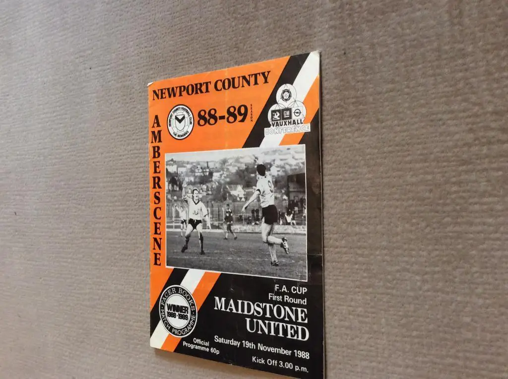 Ньюпорт Каунти - Мейдстон Юнайтед 19.11.1988