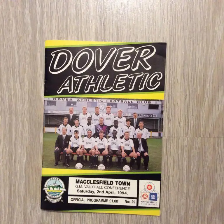 Дувр Атлетик - Маклсфилд Таун 2.04.1994