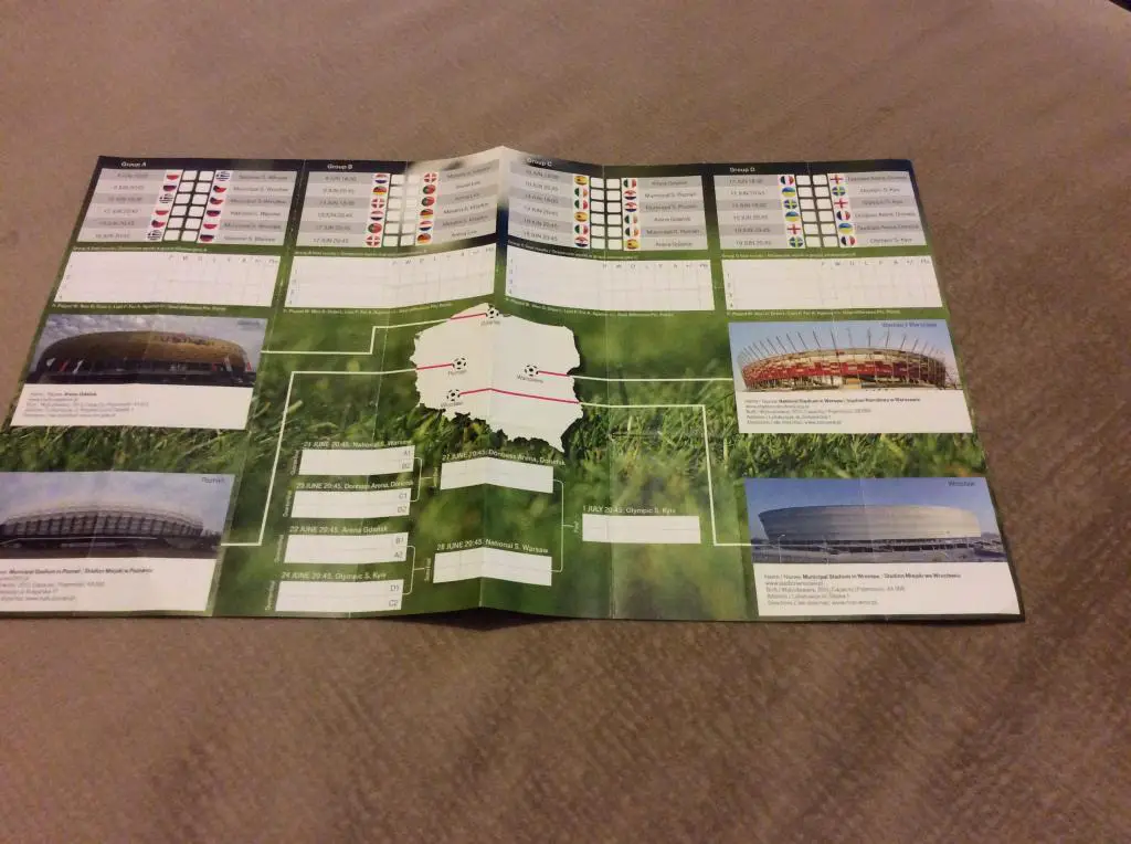 Буклет ЕВРО 2012