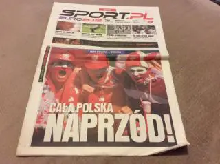 Польша - Греция / Россия - Чехия газета польского издания ЕВРО 2012