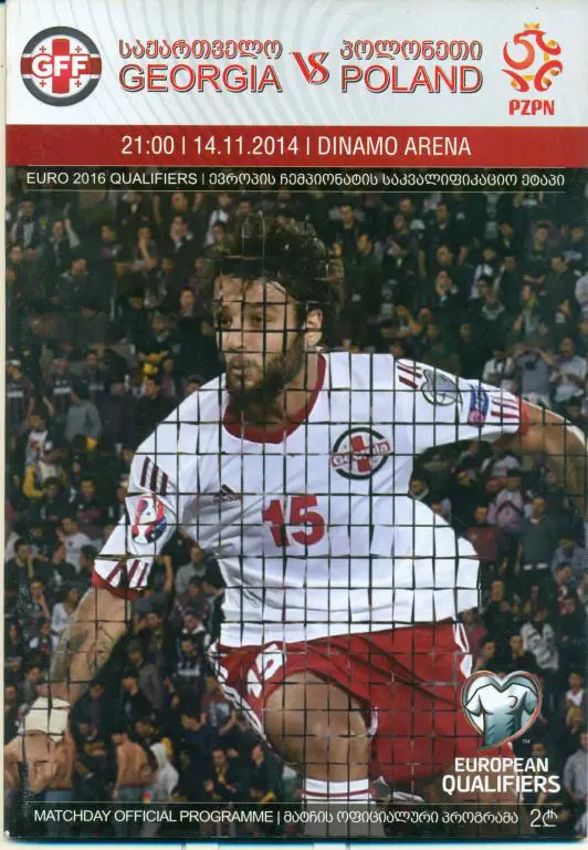 Грузия - Польша 2014 г.